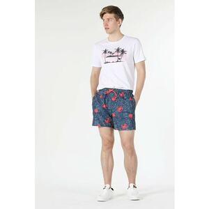 Short De Plaja De Barbati Albastru Marin Regular Fit imagine
