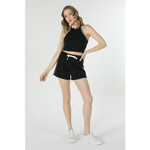 Short / Pantaloni Scurti De Dama Negru Slim Fit imagine
