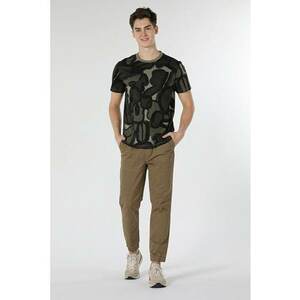 Tricou Cu Maneca Scurta De Barbati Kaki Regular Fit imagine