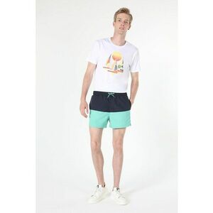Pantaloni scurti slim fit cu snur si buzunare imagine