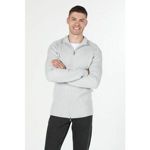 Cardigan De Barbati Gri Slim Fit imagine