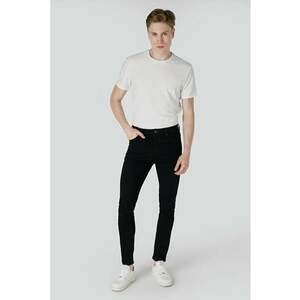 Pantaloni De Barbati Negru Skinny Fit1 imagine