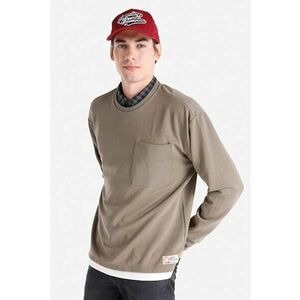 Tricou Cu Maneca Lunga De Barbati Maro Comfort Fit imagine