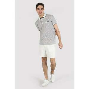 Tricou Polo Cu Maneca Scurta De Barbati Ecru Regular Fit imagine