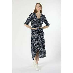 Camasa Cu Maneca Scurta De Dama Albastru Marin Regular Fit imagine