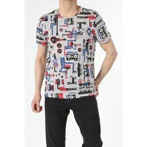 Tricou din amestec de bumbac cu imprimeu imagine