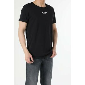 Tricou Cu Maneca Scurta De Barbati Negru Long Fit Cl1053907 8682240936114 imagine
