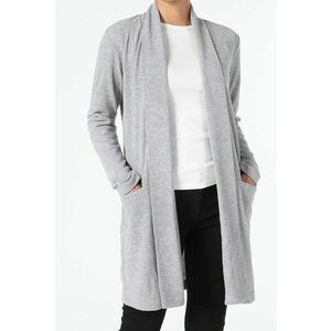 Cardigan cu buzunare aplicate imagine