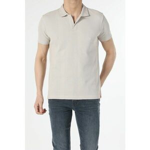 Tricou polo regular fit texturat imagine