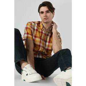 Camasa Cu Maneca Scurta De Barbati Multicolor Regular Fit3 imagine