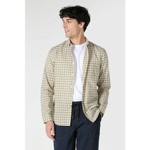 Camasa Cu Maneca Lunga De Barbati Galben Slim Fit imagine
