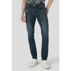 Blugi skinny cu aspect decolorat imagine
