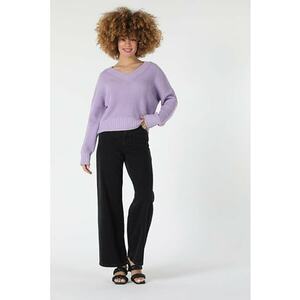 Pulover De Dama Mov Regular Fit imagine