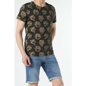 Tricou de bumbac cu model grafic imagine