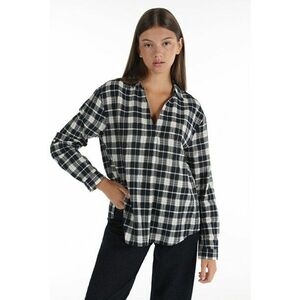 Bluza Cu Maneca Lunga De Dama Albastru Marin Regular Fit. imagine