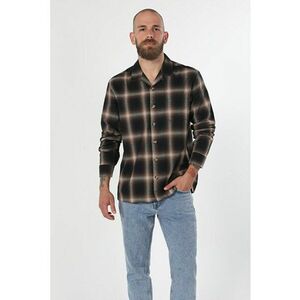 Camasa Cu Maneca Lunga De Barbati Negru Regular Fit CL1059771 8683197336750 imagine