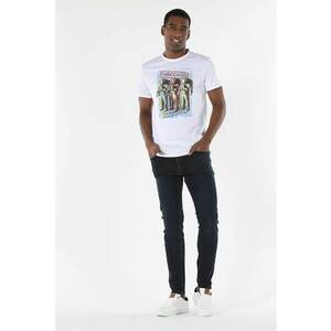 Tricou Cu Maneca Scurta De Barbati Alb Regular Fit14 imagine