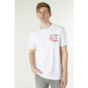 Tricou Cu Maneca Scurta De Barbati Alb Comfort Fit.2 imagine