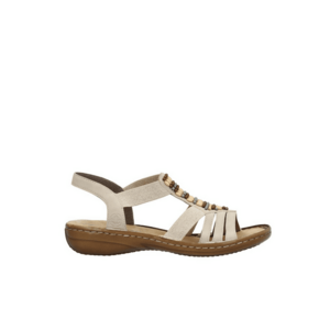 Sandale casual - dama - ANTISTRESS - 60851-62 bej - piele ecologica imagine