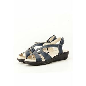 Sandale bleumarin din piele naturala Mabel 127 5515 imagine