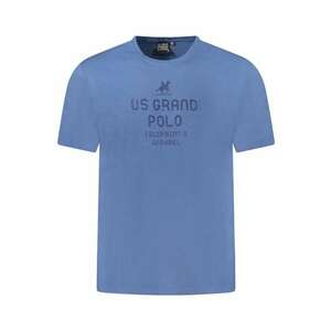 U.S. Grand POLO Tricou barbati cu imprimeu din bumbac - regular fit - albastru - imagine