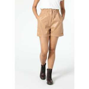 Short / Pantaloni Scurti De Dama Bej-Regular Fit imagine