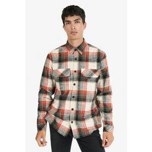 Camasa Cu Maneca Lunga De Barbati Portocaliu Regular Fit8683197784353 imagine