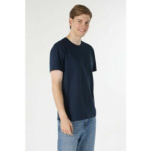 Tricou Cu Maneca Scurta De Barbati Albastru Marin Comfort Fit imagine