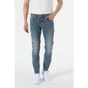 Blugi slim fit cu talie medie imagine