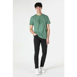 Tricou Cu Maneca Scurta De Barbati Verde Regular Fit find a way imagine