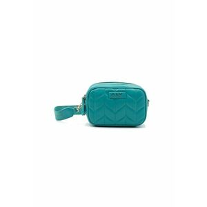 Geanta crossbody de piele ecologica cu bareta cu model logo imagine