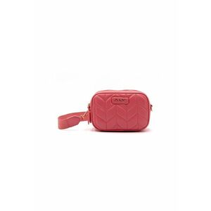 Geanta crossbody de piele ecologica cu bareta cu model logo imagine