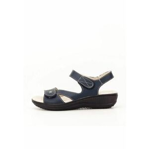 Sandale bleumarin din piele naturala Sara 129 5521 imagine