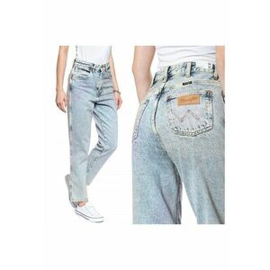 Blugi dama - Mom Jeans - 18897-79 - Bumbac - Scurti - Regular fit - Denim - W26-L32 US - Albastru imagine