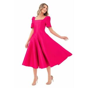 Rochie midi cu croiala pe bie imagine