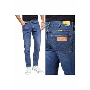 Blugi barbati - Regular Tapered - Bumbac - Lungi - Barbati - Regular fit - W31-L34 US - Albastru imagine