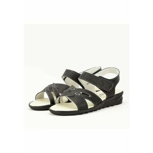 Sandale piele naturala Alexandra negre M5 2993 imagine