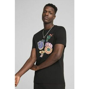 Tricou regular fit de bumbac cu logo imagine
