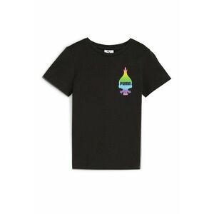 Tricou cu decolteu la baza gatului si imprimeu cu desene imagine