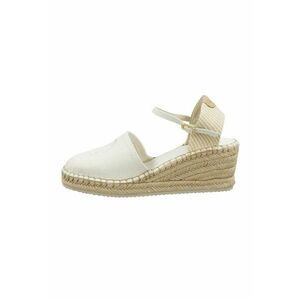 Espadrile wedge cu logo brodat Luliza imagine