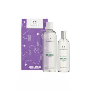Set Floral & Fearless White Musk® Duo - Gel pentru dus White Musk® 250ml+Spray pentru corp White Musk® 100ml - imagine