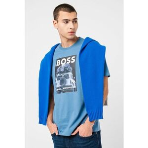 Tricou de bumbac cu model grafic imagine