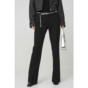Pantaloni evazati cu model uni imagine