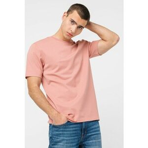 Tricou de bumbac cu decolteu la baza gatului Dimerstee imagine