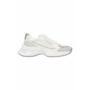 Pantofi sport wedge de piele intoarsa si piele ecologica imagine