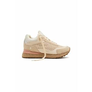 Pantofi sport din piele si rafie imagine