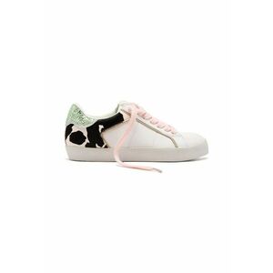 Pantofi sport de piele si piele ecologica cu detaliu stralucitor imagine