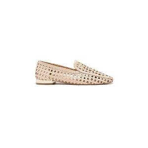 Pantofi loafer de piele cu aspect impletit Gilead imagine