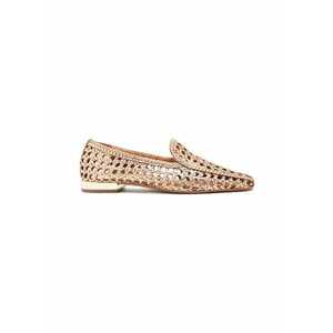 Pantofi loafer de piele cu aspect impletit Gilead imagine
