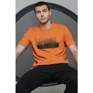 Tricou din bumbac cu model grafic Injungle imagine